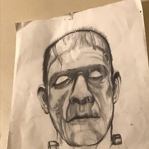 Hand drawing portrait